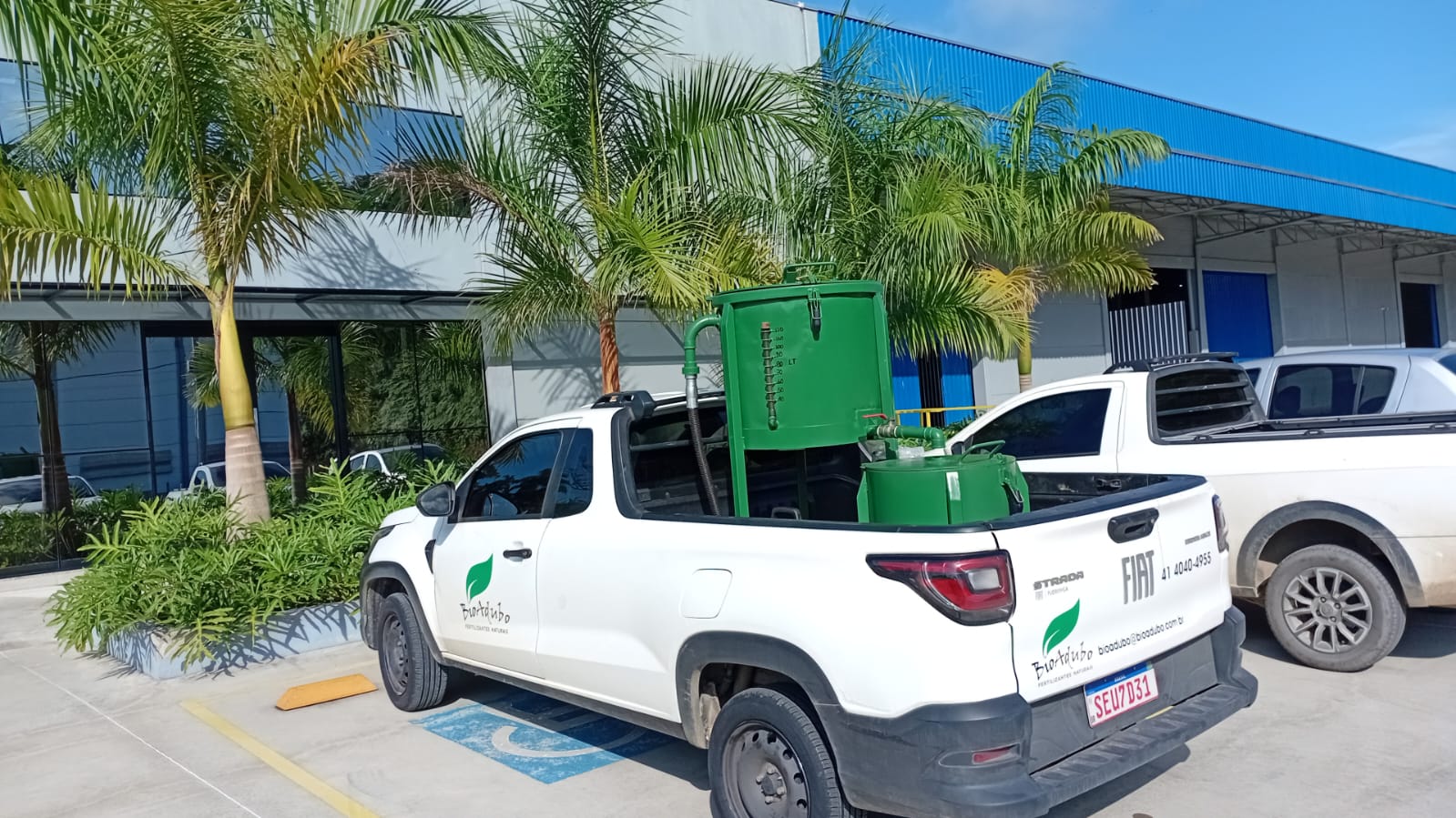 Bioadubo Móvel em Operação 1